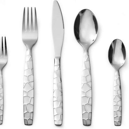 Stainless Steel Flatware Cutlery Set with Mirror Polished Finish